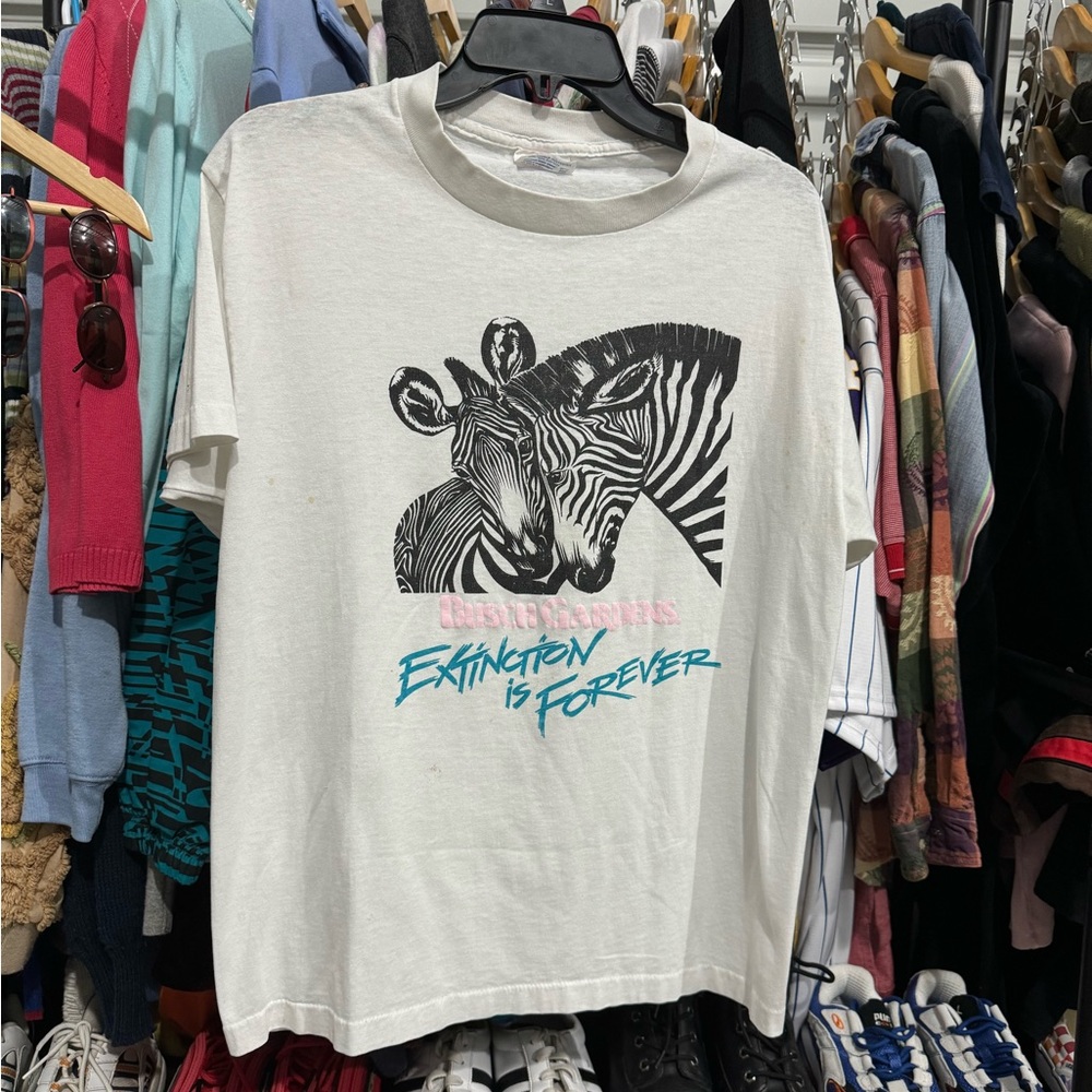 Vintage Extinction Is Forever Single Stitch Tshirt Size Large